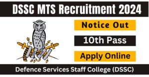 Defense Staff College Recruitment 2024 Application MTS